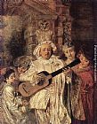 Jean-Antoine Watteau Gilles and his Family painting